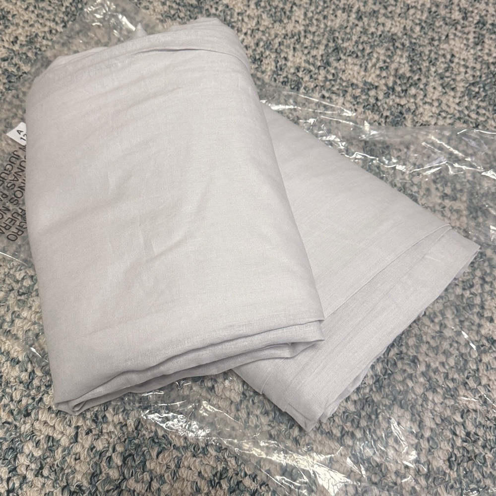 Quince European Linen Curtain Set of 2 - Picture 7 of 10